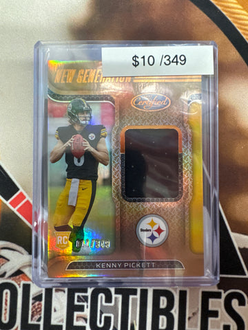 2022 Panini Certified NFL Kenny Pickett Rookie New Generation Patch /349