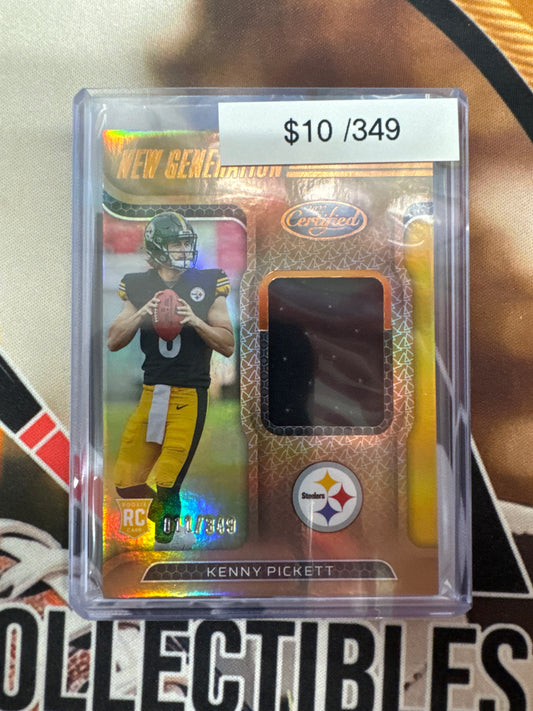 2022 Panini Certified NFL Kenny Pickett Rookie New Generation Patch /349