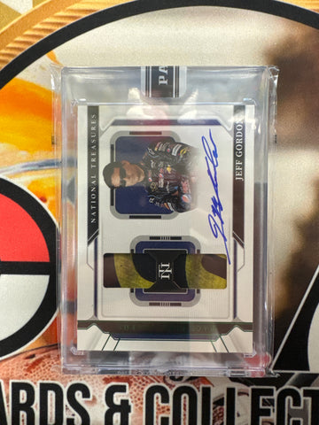 2025 Panini Black Box Jeff Gordon 1/1 Dual Patch Autograph National Treasures