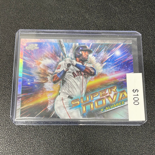 2023 MLB Yordan Alvarez Topps Chrome Cosmic Super Nova