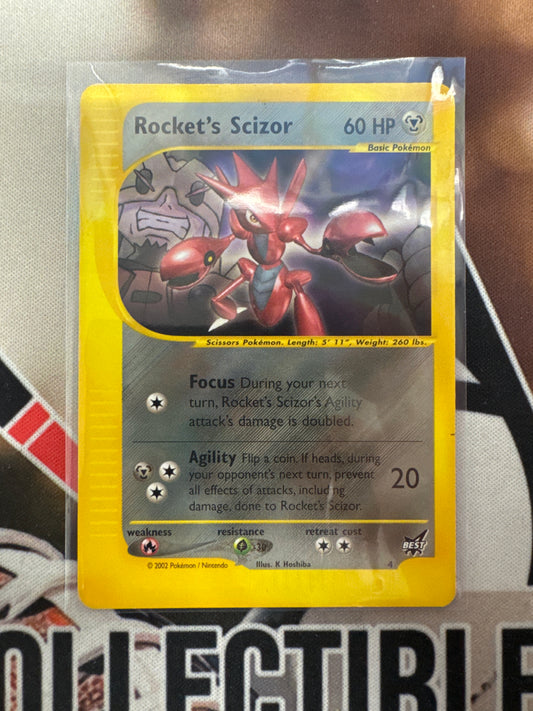 Pokémon Rocket’s Scizor Best Of Promos 4 MP