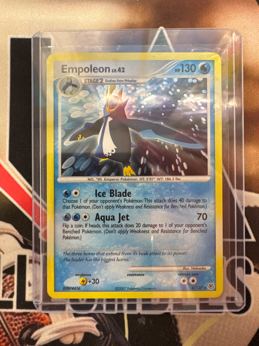 Pokémon Empoleon Holo 4/130 Diamond & Pearl NM
