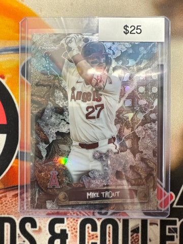 2026 Topps Chrome MLB X Cactus Jack Mike Trout Refractor