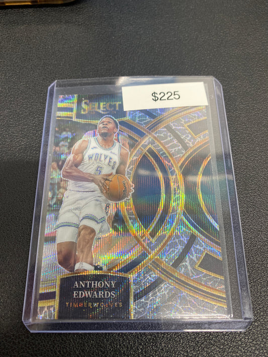 2023-23 Panini Select Premier NBA Anthony Edwards Elephant Prizm