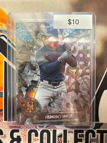 2026 Topps Chrome MLB X Cactus Jack Francisco Lindor Refractor