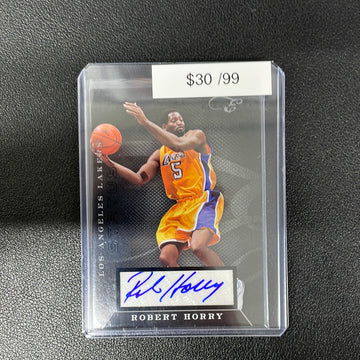 2011 NBA Robert Horry Bowman Elevation Black Box Status Auto /99