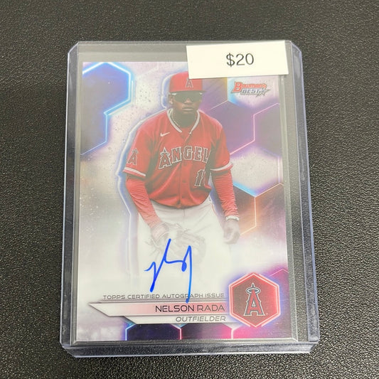 2023 MLB Bowman’s Best Nelson Rada Best Of 2023 Auto