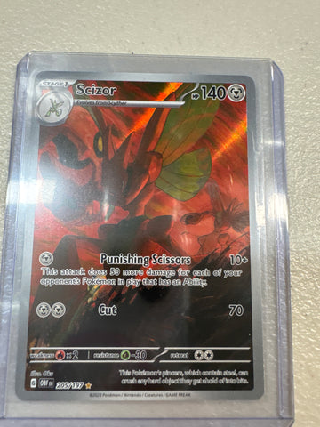 Pokemon Scizor 205/197 Obsidian Flames