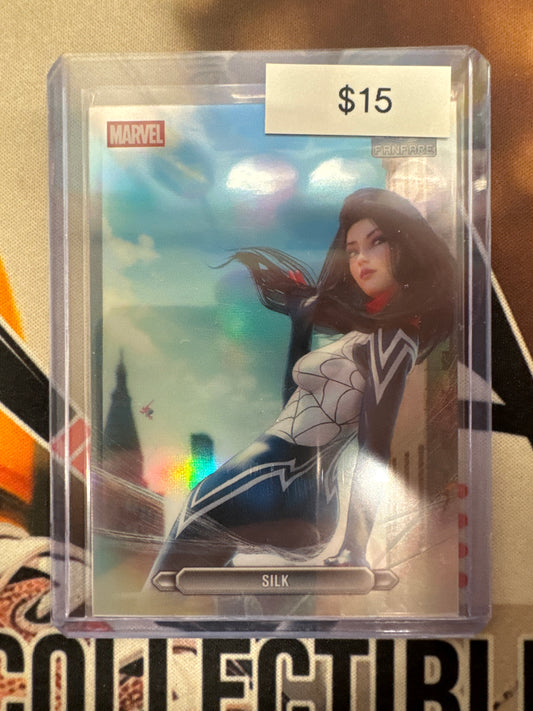 2026 Topps Chrome Marvel Silk FanFare Card SP