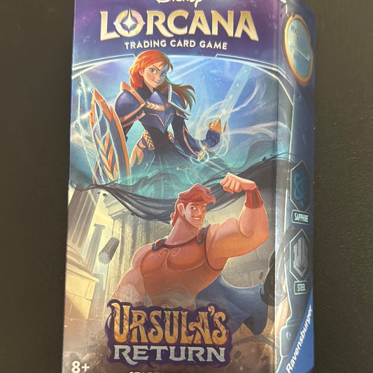 Lorcana Ursula’s Return Sapphire & Steel starter deck