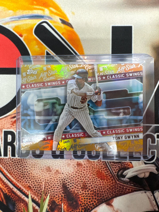 2025 Topps MLB All Star Game Tony Gwynn Classic Swings Gold Refractor /50