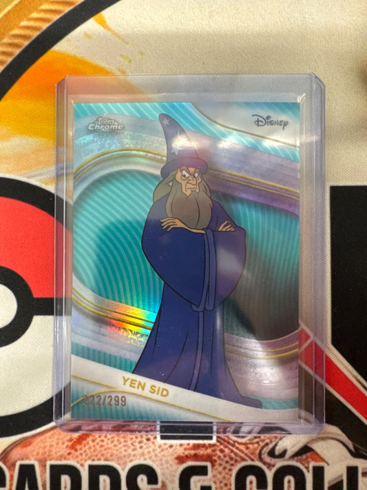 2025 Topps Chrome Disney Yen Sid Teal Refractor /299