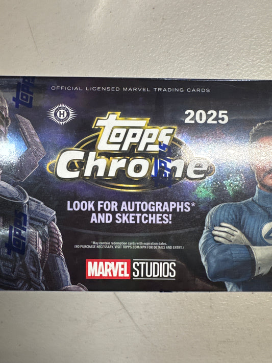 2025 Topps Chrome Marvel Studios hobby