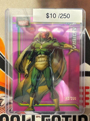 2026 Topps Chrome Marvel Vision Pink Refractor /250