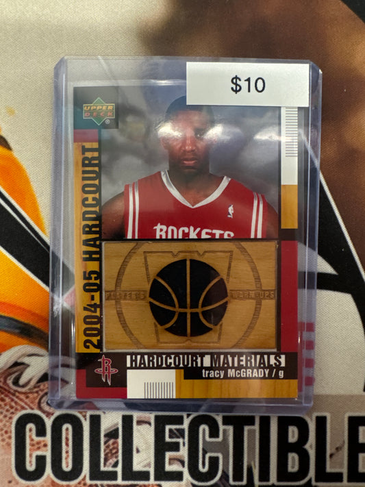 2004-05 Upper Deck Hardcourt Basketball Tracy McGrady Hardcourt Materials Relic