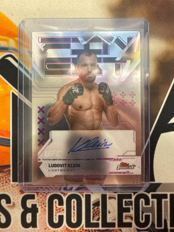 2025 Topps Finest UFC Ludovit Klein Finest Autograph