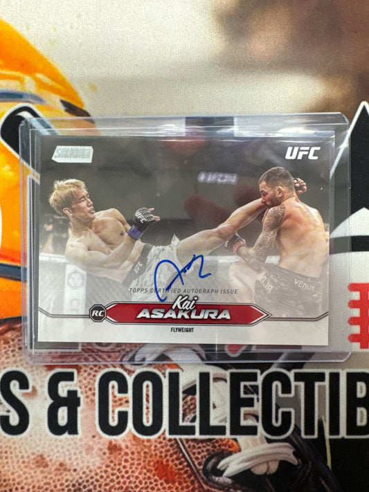 2025 Topps Stadium Club UFC Kai Asakura Rookie Autograph