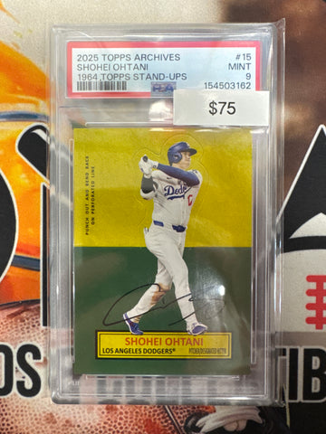 2025 Topps Archives MLB Shohei Ohtani 1964 Topps Stand-Ups PSA 9