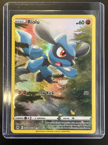 Pokémon Riolu Galarian Gallery Crown Zenith GG26/GG70