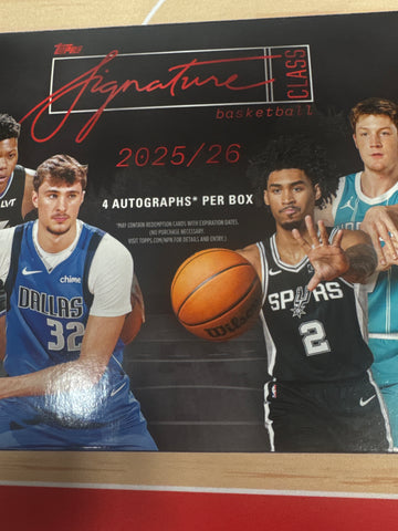 2025-26 Topps Signature Class NBA Jumbo Hobby