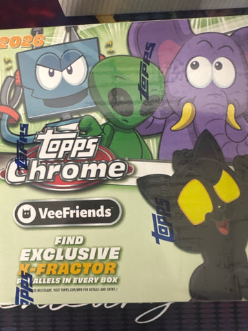 2026 Topps Chrome VeeFriends Mega box