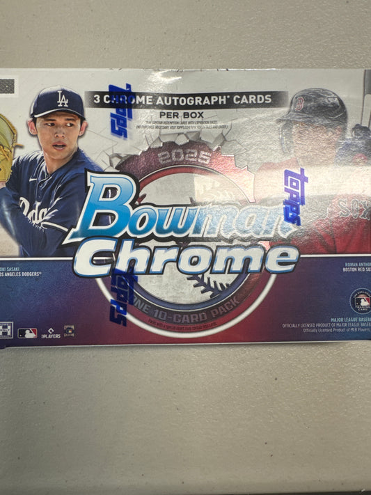 2025 Bowman Chrome MLB Breaker’s Delight hobby