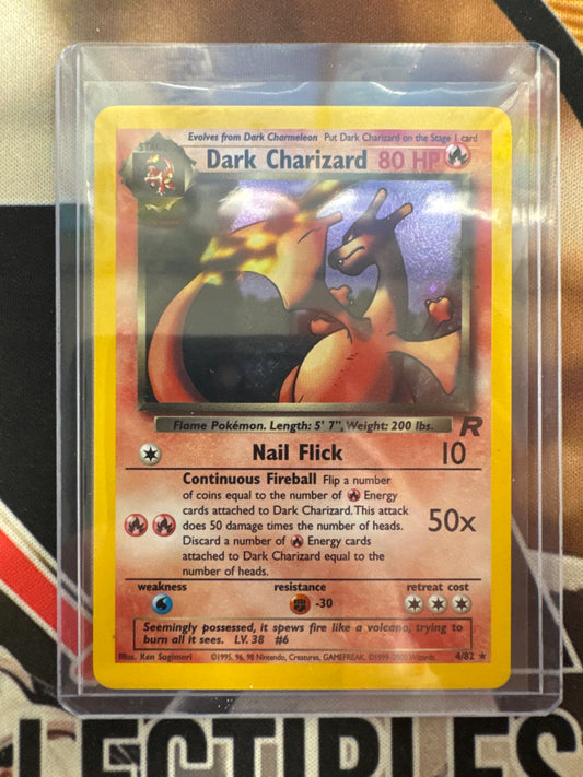 Pokémon Dark Charizard Team Rocket Holo 4/82 NM