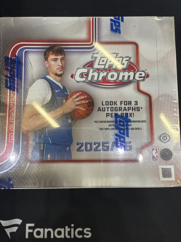 2025-26 Topps Chrome NBA Jumbo Hobby