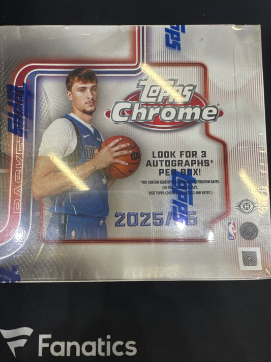 2025-26 Topps Chrome NBA Jumbo Hobby