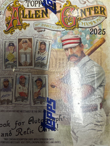 2025 Topps Allen & Ginter MLB blaster
