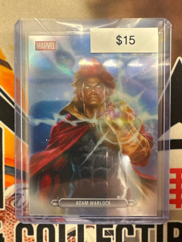 2026 Topps Chrome Marvel Adam Warlock FanFare Card SP