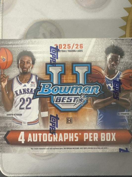 2025-26 Bowman U Best NCAA hobby