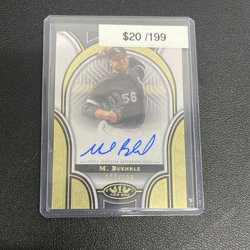 2023 MLB Topps Tier One Mark Buehrle Prime Performers Auto /199