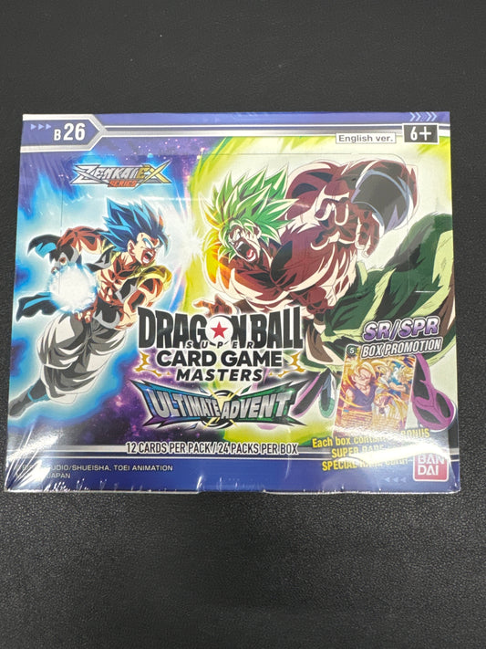 Dragon Ball Z Super Card Game Masters Ultimate Advent booster box