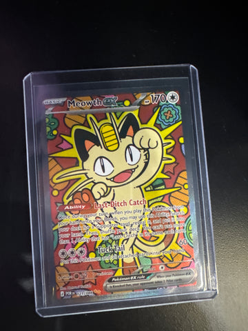Pokemon Meowth ex 121/088 Perfect Order