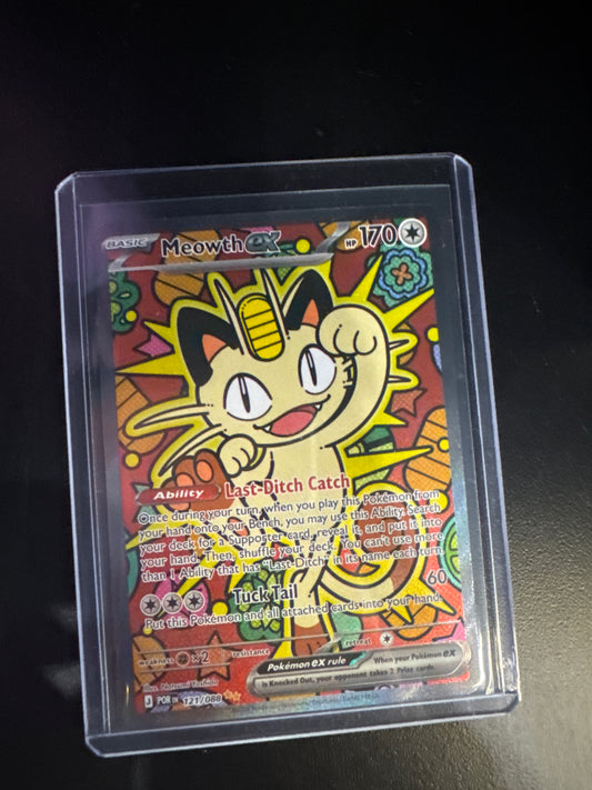 Pokemon Meowth ex 121/088 Perfect Order