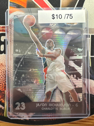 2008 Topps Finest Basketball Jason Richardson Black Refractor /75