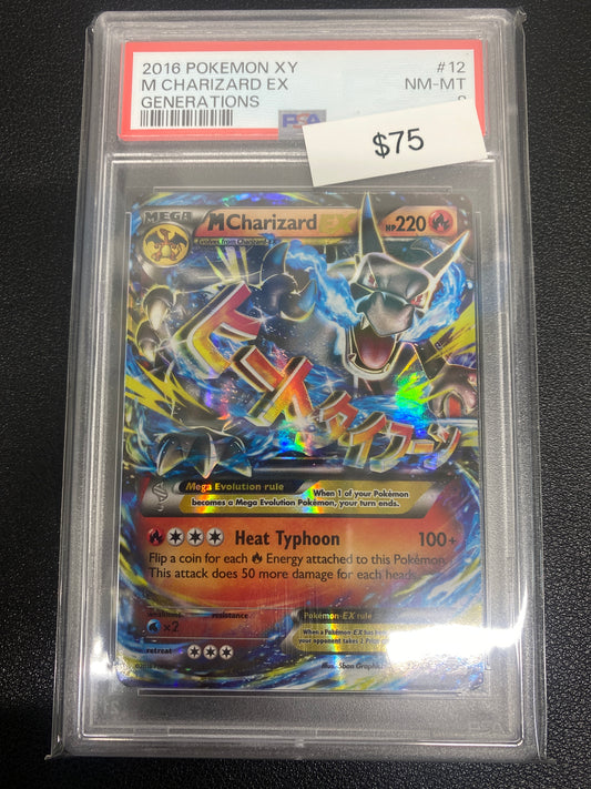 Pokémon M Charizard EX Generations 12/83 PSA 8