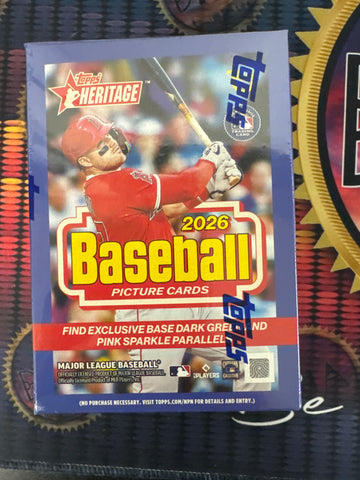 2026 Topps Heritage MLB blaster