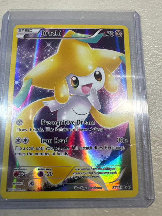 Pokemon Jirachi XY112 black star promo LP