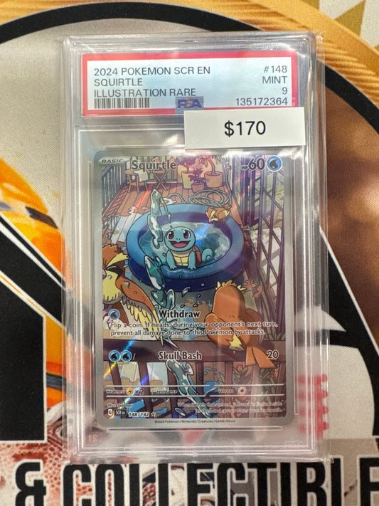 Pokemon Squirtle 148/142 PSA 9