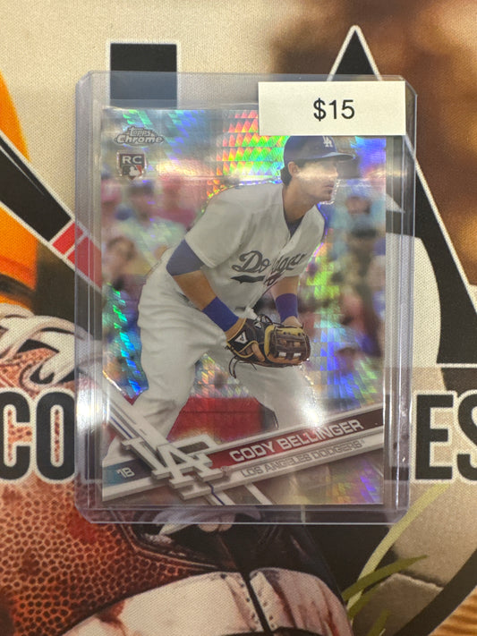 2017 Topps Chrome MLB Cody Bellinger Rookie Hyper Prism