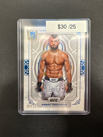 2024 Topps Royalty UFC Arman Tsarukyan Sapphire /25