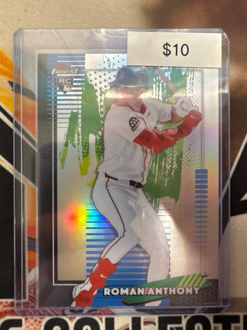 2026 Topps Finest MLB Roman Anthony Common Rookie Refractor
