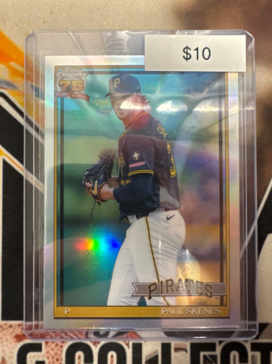 2026 Topps Series 2 MLB Paul Skenes 75th Anniversary Refractor
