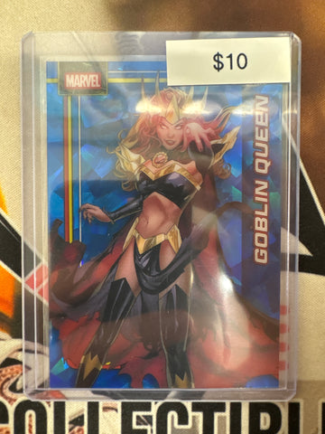 2026 Topps Chrome Marvel Sapphire Goblin Queen Base