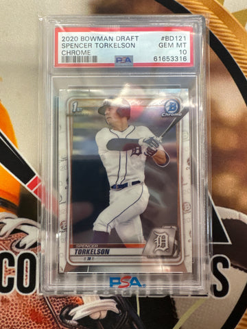 2020 Bowman Draft MLB Spencer Torkelson Chrome PSA 10