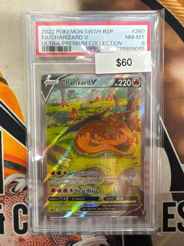 Pokémon Charizard V UPC Promo SWSH260 PSA 8