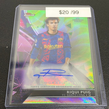 2022 Topps Finest Riqui Puig auto /99