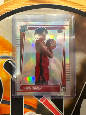 2021-22 Panini Donruss Optic NBA Jalen Green Rated Rookie Holo